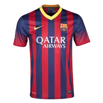 Camiseta Retro 2013/14 Barcelona Primera Equipación Local Hombre - Versión Hincha - camisetasfutbol