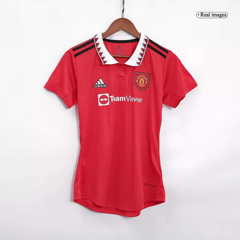 Camiseta Manchester United 2022/23 Primera Equipación Local Mujer - Versión Hincha - camisetasfutbol