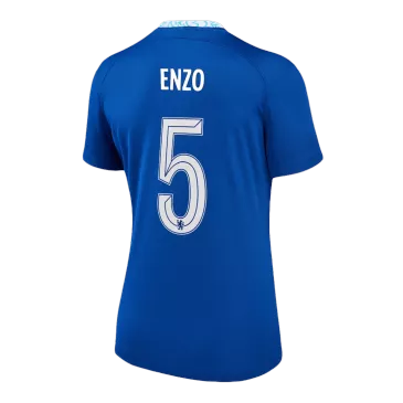 UCL Camiseta ENZO #5 Chelsea 2022/23 Primera Equipación Local Mujer Nike - Versión Replica - camisetasfutbol