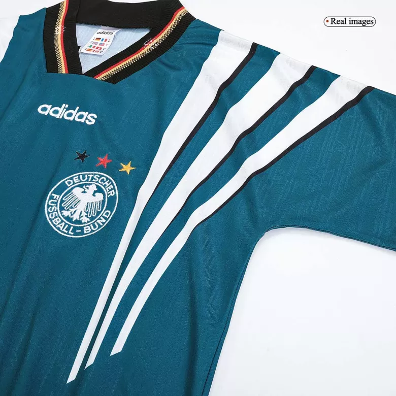 Camiseta Retro 1996/97 Alemania Segunda Equipación Visitante Hombre - Versión Hincha - camisetasfutbol