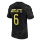 Camiseta de Futbol VERRATTI #6 Cuarta Camiseta PSG 2022/23 para Hombre - Versión Hincha Personalizada - camisetasfutbol