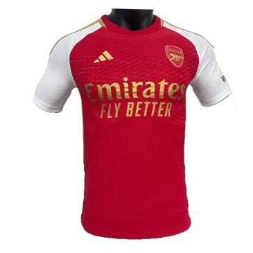 Camiseta Auténtica Manga Corta Arsenal 2023/24 Primera Equipación Local Hombre - Versión Jugador - camisetasfutbol