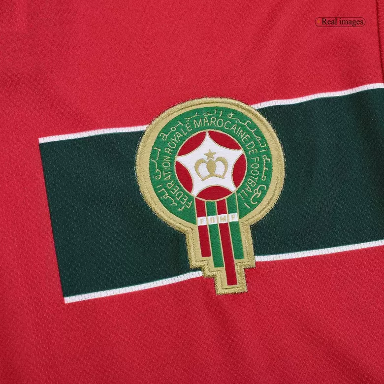 Camiseta Retro 1998 Marruecos Tercera Equipación Manga Larga Hombre - Versión Hincha - camisetasfutbol