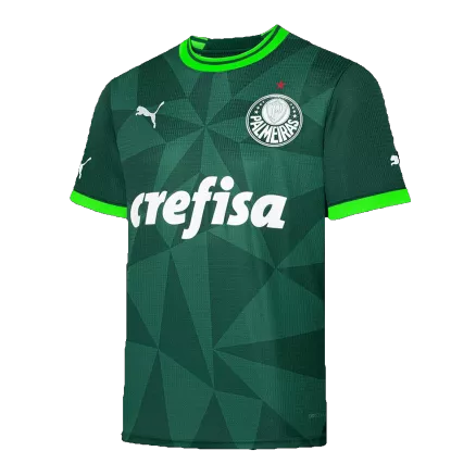 Camiseta Auténtica Manga Corta SE Palmeiras 2023/24 Primera Equipación Local Hombre - Versión Jugador - camisetasfutbol