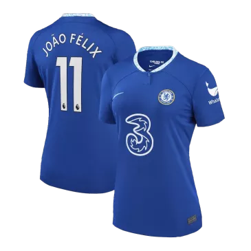 Camiseta JOÃO FÉLIX #11 Chelsea 2022/23 Primera Equipación Local Mujer Nike - Versión Replica - camisetasfutbol