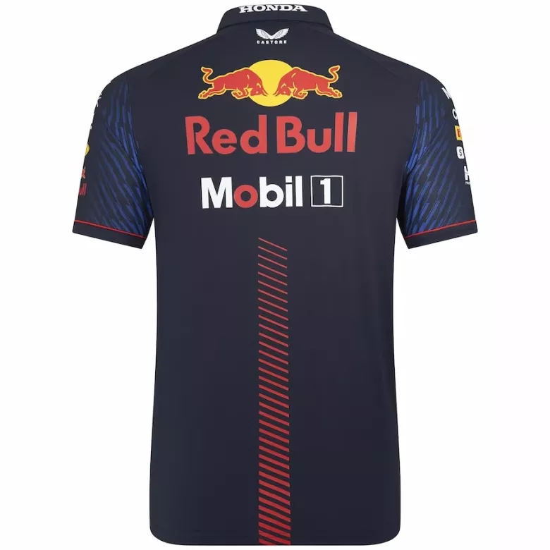 Camiseta Tipo Polo de Oracle Red Bull F1 Racing Team Polo 2023 Hombre Rojo - camisetasfutbol