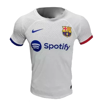 Camiseta Auténtica Manga Corta Barcelona 2023/24 Segunda Equipación Visitante Hombre - Versión Jugador - camisetasfutbol