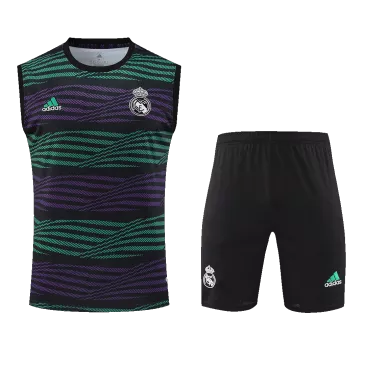 Conjunto de Entrenamiento de Fútbol Sin Mangas Real Madrid 2022/23 - para Hombre - camisetasfutbol
