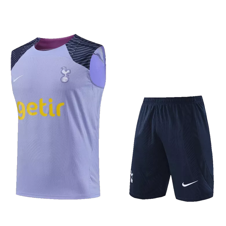 Conjunto Entrenamiento Tottenham Hotspur 2023/24 Hombre (Camiseta Sin Mangas + Pantalón Corto) - camisetasfutbol
