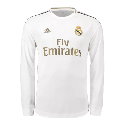 Camiseta Manga Larga Real Madrid 2019/20 Primera Equipación Local Hombre - Versión Hincha - camisetasfutbol