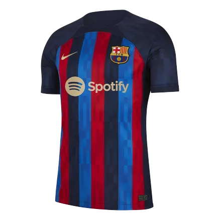 Camiseta de Futbol Local Barcelona 2022/23 para Hombre - Versión Jugador Personalizada - camisetasfutbol
