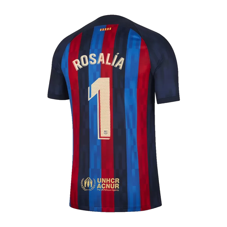 Camiseta ROSALÍA #1 Barcelona 2022/23 Edición Limitada Motomami Hombre - Versión Hincha - camisetasfutbol