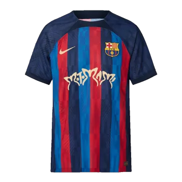 Camiseta Auténtica Manga Corta Barcelona 2022/23 Edición Limitada Motomami Hombre - Versión Jugador - camisetasfutbol