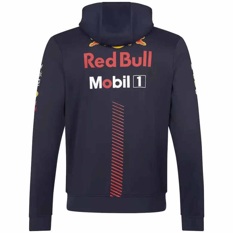 Chaqueta con Capucha de Oracle Red Bull F1 Racing Team Full Zip Hoodie 2023 Hombre Rojo - camisetasfutbol