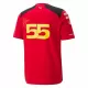 Camiseta de Scuderia Ferrari F1 Racing Team Carlos Sainz #55 T-Shirt 2023 Hombre - camisetasfutbol