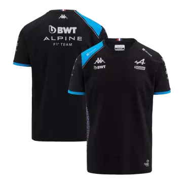 Camiseta de BWT Alpine F1 Team T-Shirt Black 2023 Hombre Negro - camisetasfutbol