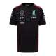 Camiseta de Mercedes AMG Petronas F1 Racing Team T-Shirt - Black 2023 Hombre Negro - camisetasfutbol