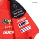 Camiseta de Ducati Lenovo Team Racing T Shirt - Red Hombre Negro - camisetasfutbol