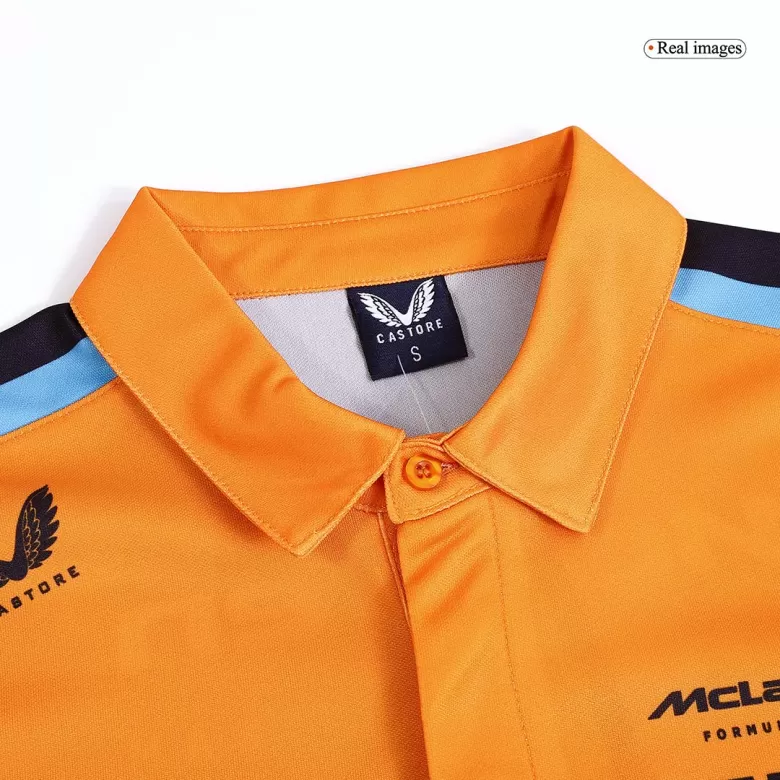 Camiseta Tipo Polo de McLaren F1 Racing Team Polo Yellow 2023 Hombre Amarillo - camisetasfutbol