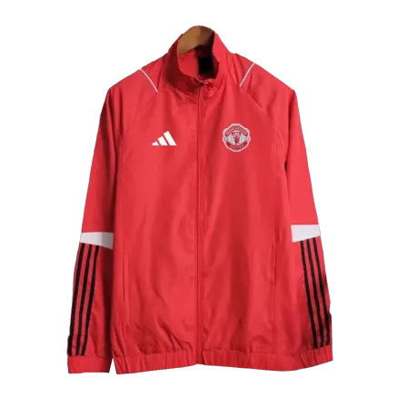 Chaqueta de Rompeviento Manchester United 2023/24 Hombre Adidas - camisetasfutbol