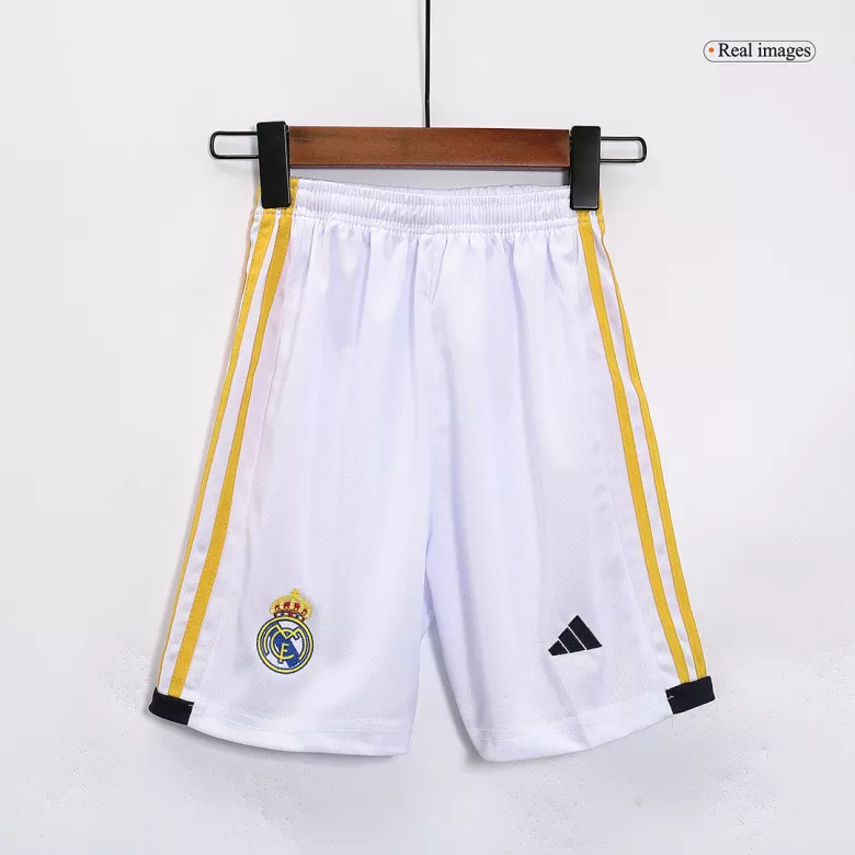 Miniconjunto BELLINGHAM #5 Real Madrid 2023/24 Primera Equipación Local Niño (Camiseta + Pantalón Corto) - camisetasfutbol