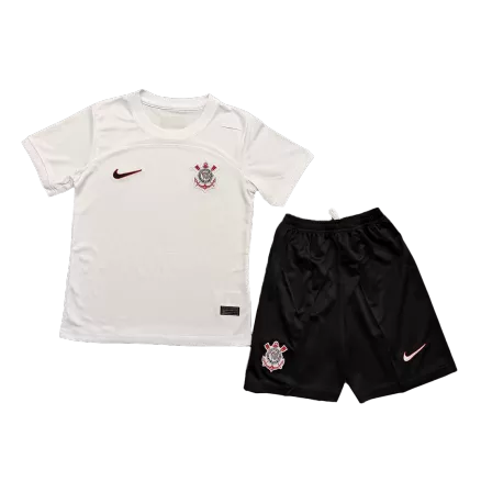 Miniconjunto Corinthians 2023/24 Primera Equipación Local Niño (Camiseta + Pantalón Corto) Nike - camisetasfutbol