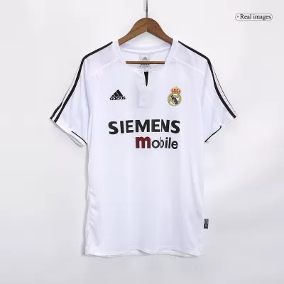 Camiseta Retro 2003/04 Real Madrid Primera Equipación Local Hombre - Versión Hincha - camisetasfutbol