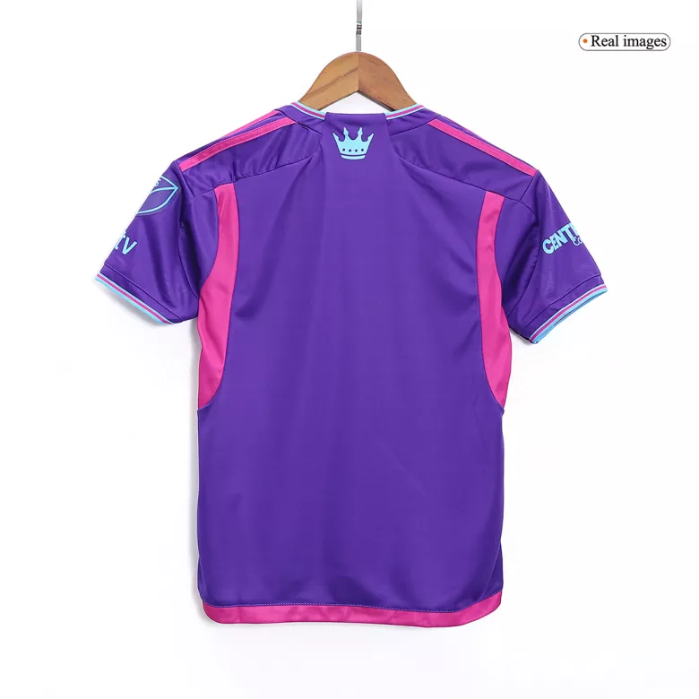 Miniconjunto Charlotte FC 2023 Segunda Equipación Visitante Niño (Camiseta + Pantalón Corto) - camisetasfutbol
