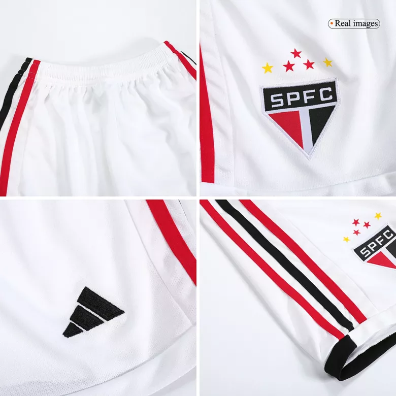 Miniconjunto Sao Paulo FC 2023/24 Primera Equipación Local Niño (Camiseta + Pantalón Corto) - camisetasfutbol