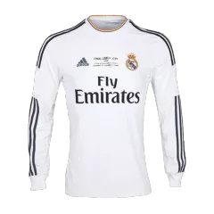 Camiseta Retro 2013/14 Real Madrid Primera Equipación Manga Larga Local Hombre Adidas - Versión Replica - camisetasfutbol