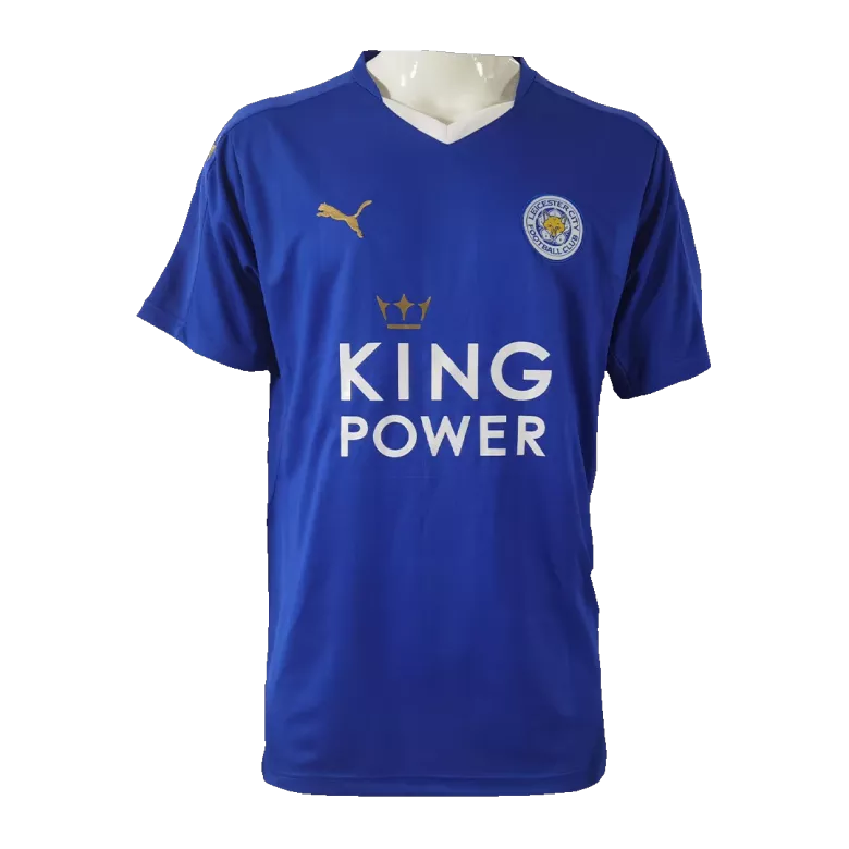Camiseta Leicester City 2015/16 Primera Equipación Local Hombre - Versión Hincha - camisetasfutbol