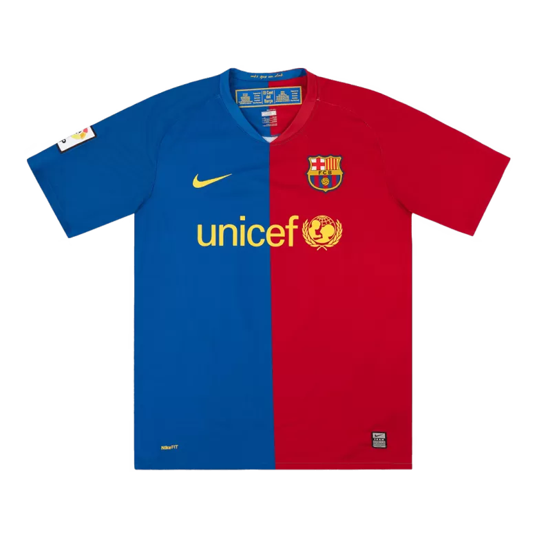 Camiseta Retro 2008/09 Barcelona Primera Equipación Local Hombre - Versión Hincha - camisetasfutbol