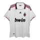 Camiseta Retro 2009/10 AC Milan Segunda Equipación Visitante Hombre Adidas - Versión Replica - camisetasfutbol