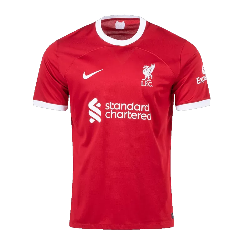 Conjunto Liverpool 2023/24 Primera Equipación Local Hombre (Camiseta + Pantalón Corto) - camisetasfutbol
