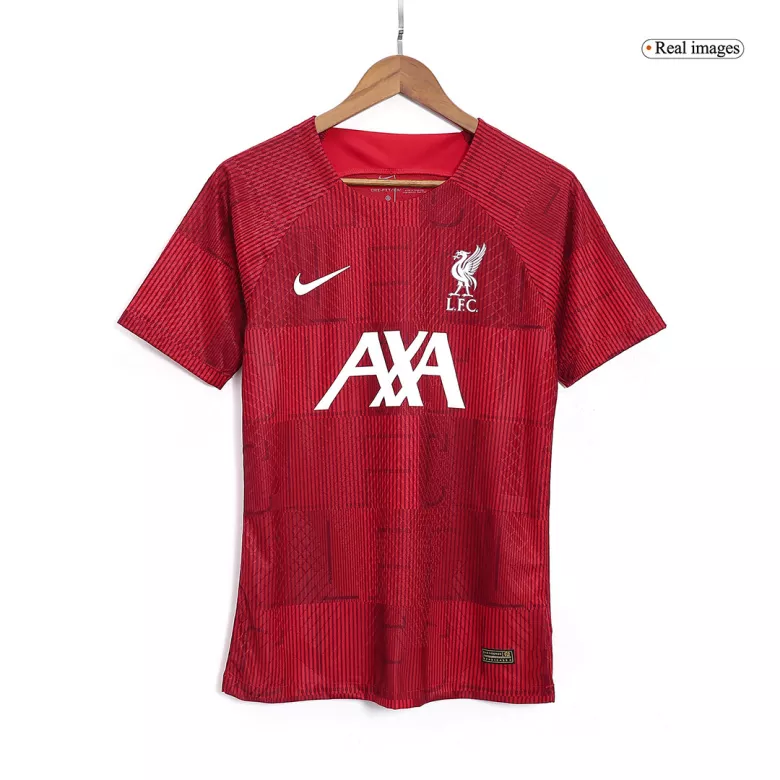 Camiseta Auténtica Liverpool 2023/24 Pre-Partido Hombre - Versión Jugador - camisetasfutbol