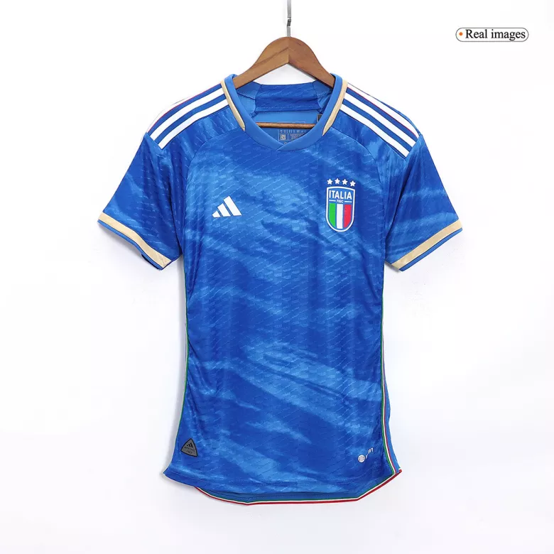 Camiseta Auténtica Manga Corta Italia 2023/24 Primera Equipación Local Hombre - Versión Jugador - camisetasfutbol