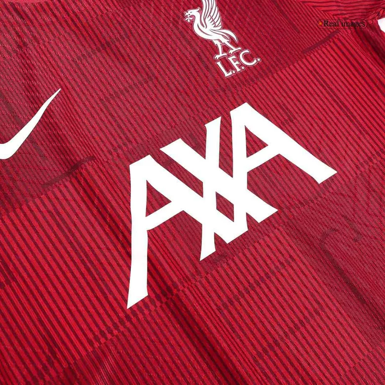Camiseta Auténtica Liverpool 2023/24 Pre-Partido Hombre - Versión Jugador - camisetasfutbol