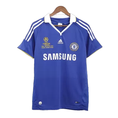 UCL Camiseta Retro 2008 Chelsea Primera Equipación Local Hombre - Versión Hincha - camisetasfutbol