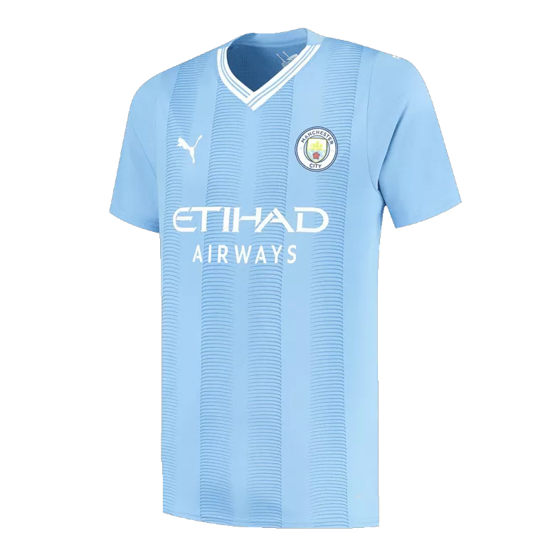 Camiseta HAALAND #9 Manchester City 2023/24 Primera Equipación Local Hombre - Versión Hincha - camisetasfutbol