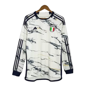 Camiseta Manga Larga Italia 2023/24 Segunda Equipación Visitante Hombre Puma - Versión Replica - camisetasfutbol
