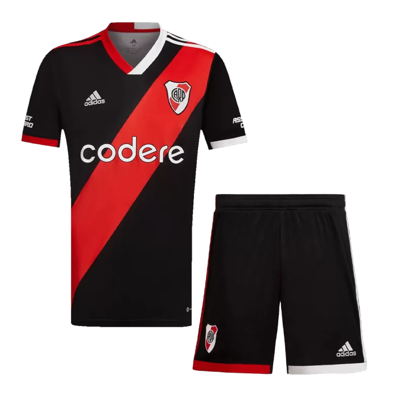 Conjunto River Plate 2023/24 Tercera Equipación Hombre (Camiseta + Pantalón Corto) - camisetasfutbol