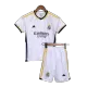 Miniconjunto Completo Real Madrid 2023/24 Primera Equipación Local Niño (Camiseta + Pantalón Corto + Calcetines) Adidas - camisetasfutbol