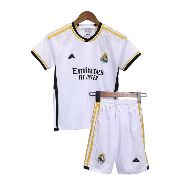 adidas Miniconjunto Uniforme Local Real Madrid 23/24 - Blanco | adidas  Mexico