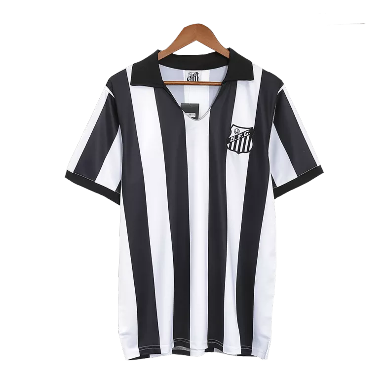 Camiseta Retro 1956 Santos FC Primera Equipación Local Hombre - Versión Hincha - camisetasfutbol