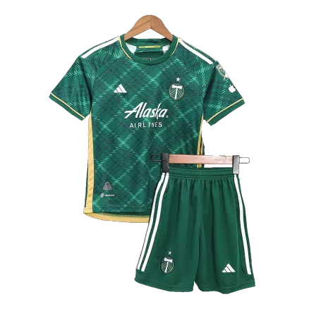 Miniconjunto Portland Timbers 2023 Primera Equipación Local Niño (Camiseta + Pantalón Corto) - camisetasfutbol
