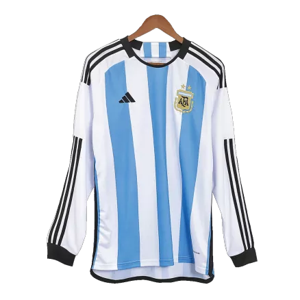 Camiseta de Fútbol Argentina Local 2022 Copa del Mundo -Version Hincha para Hombre - camisetasfutbol