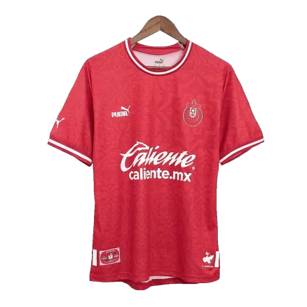 Camiseta Auténtica Centennial Manga Corta Chivas 2022/23 Hombre - Versión Jugador - camisetasfutbol