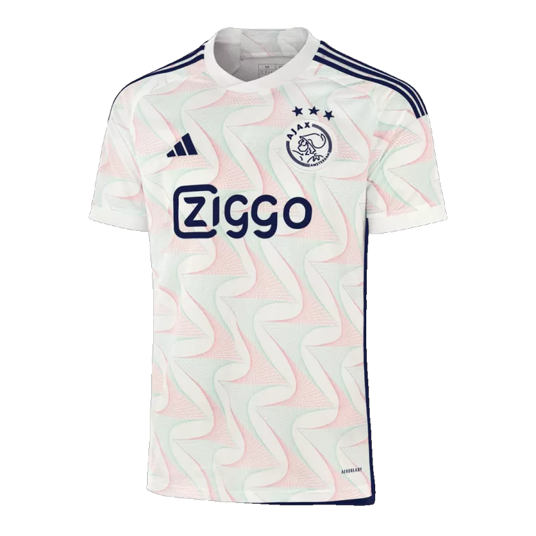 Camiseta BERGWIJN #7 Ajax 2023/24 Segunda Equipación Visitante Hombre - Versión Hincha - camisetasfutbol