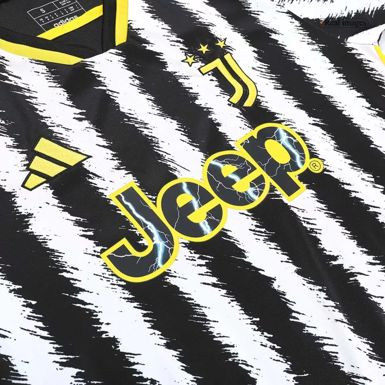 Conjunto Completo Juventus 2023/24 Primera Equipación Local Hombre (Camiseta + Pantalón Corto + Calcetines) - camisetasfutbol