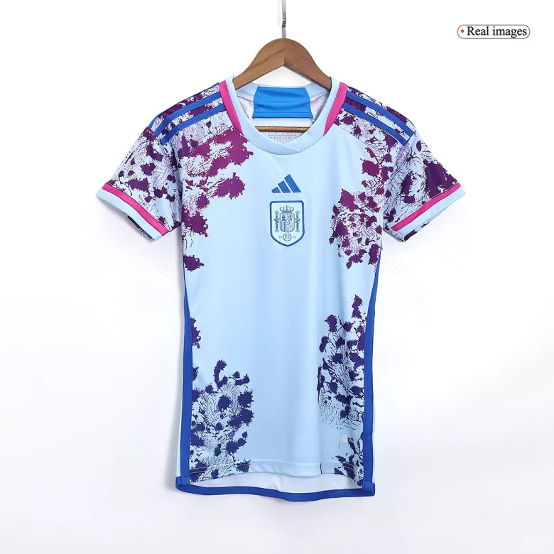 Camiseta España 2023 Segunda Equipación Visitante Copa Mundial Femenina  Copa del Mundo Mujer - Versión Replica